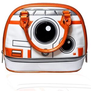 Loungefly Star Wars BB8 OG Heart Logo Top Handle Satchel Purse Bag